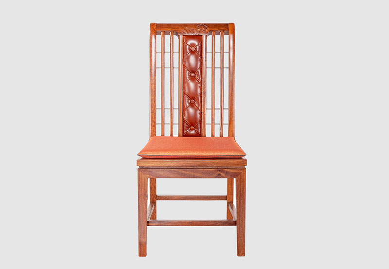 耀州芙蓉榭中式实木餐椅效果图