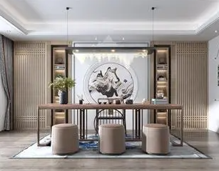 耀州新中式风格茶室如何规划设计